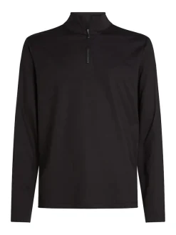 Calvin Klein Pullover & Sweatshirts|Big Boys*LIQUID TOUCH LS ZIP UP ck black