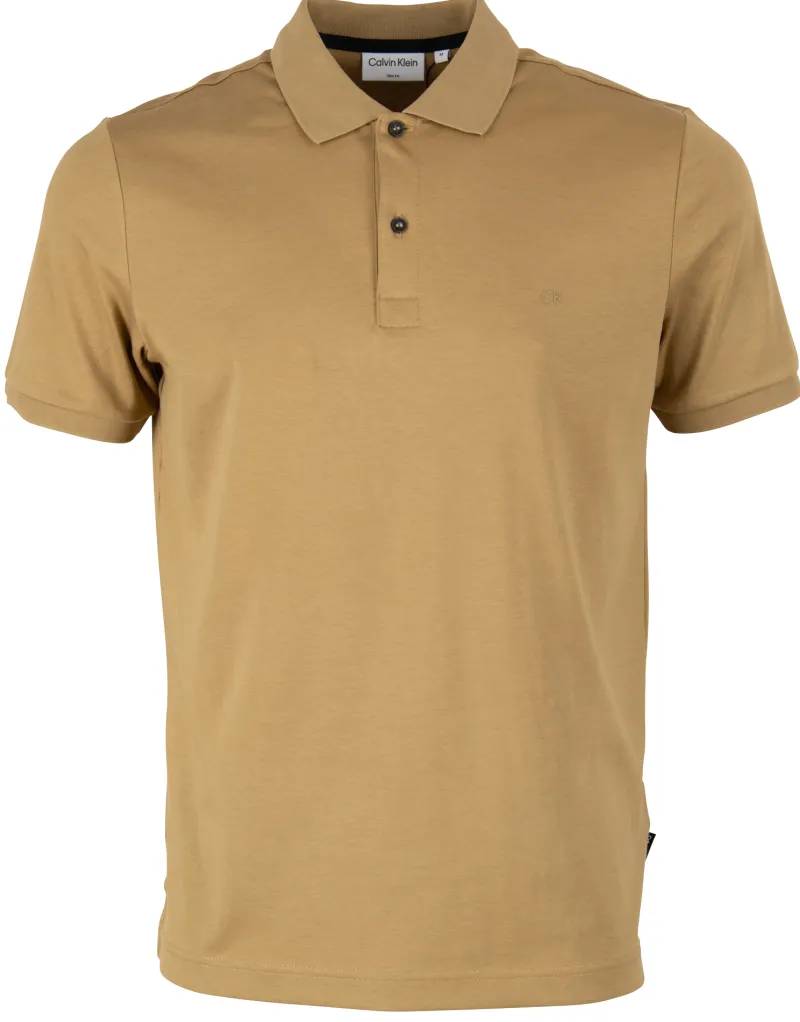 Calvin Klein Shirts*LIQUID TOUCH SLIM POLO olive