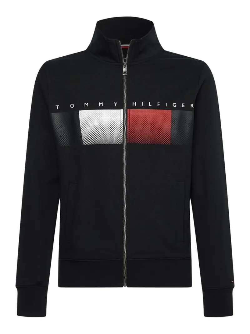 Tommy Hilfiger Pullover & Sweatshirts|Big Boys*LOGO FULL ZIP MOCK NECK desert sky