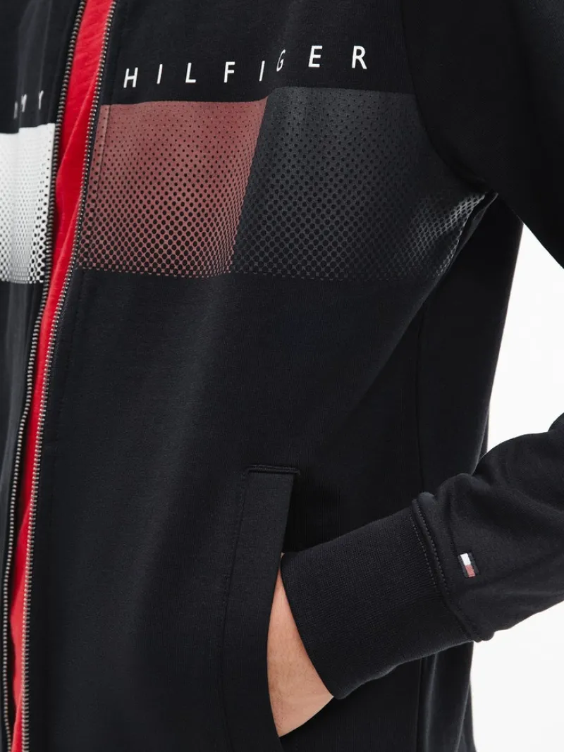 Tommy Hilfiger Pullover & Sweatshirts|Big Boys*LOGO FULL ZIP MOCK NECK desert sky