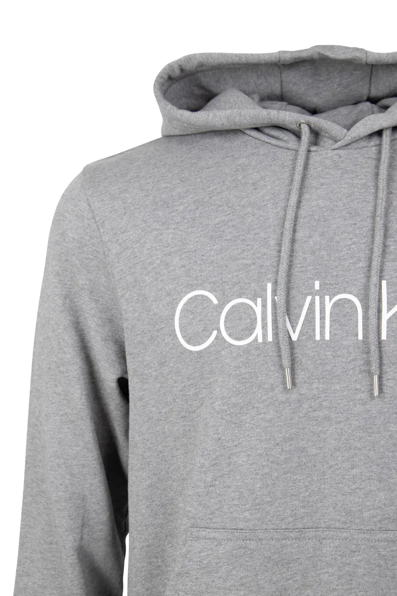 Calvin Klein Pullover & Sweatshirts*LOGO HOODIE AUS BIO-BAUMWOLLE Grau
