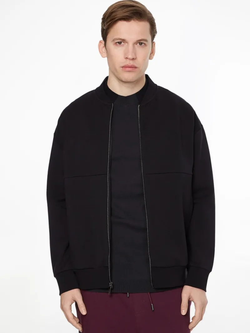 Calvin Klein Pullover & Sweatshirts*Logo Jacke ck black