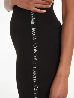 Calvin Klein Jeans Shorts*LOGO TAPE MILANO CYCLING SHORTS ck black