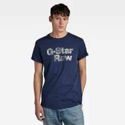 G-star Raw Shirts*Logo T-Shirt sartho blue