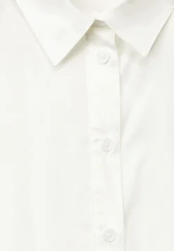 Cecil Blusen*Longbluse mit Knopfleiste vanilla white