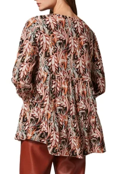 Comma Blusen*Longbluse Schwarz