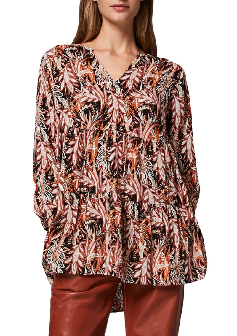 Comma Blusen*Longbluse Schwarz