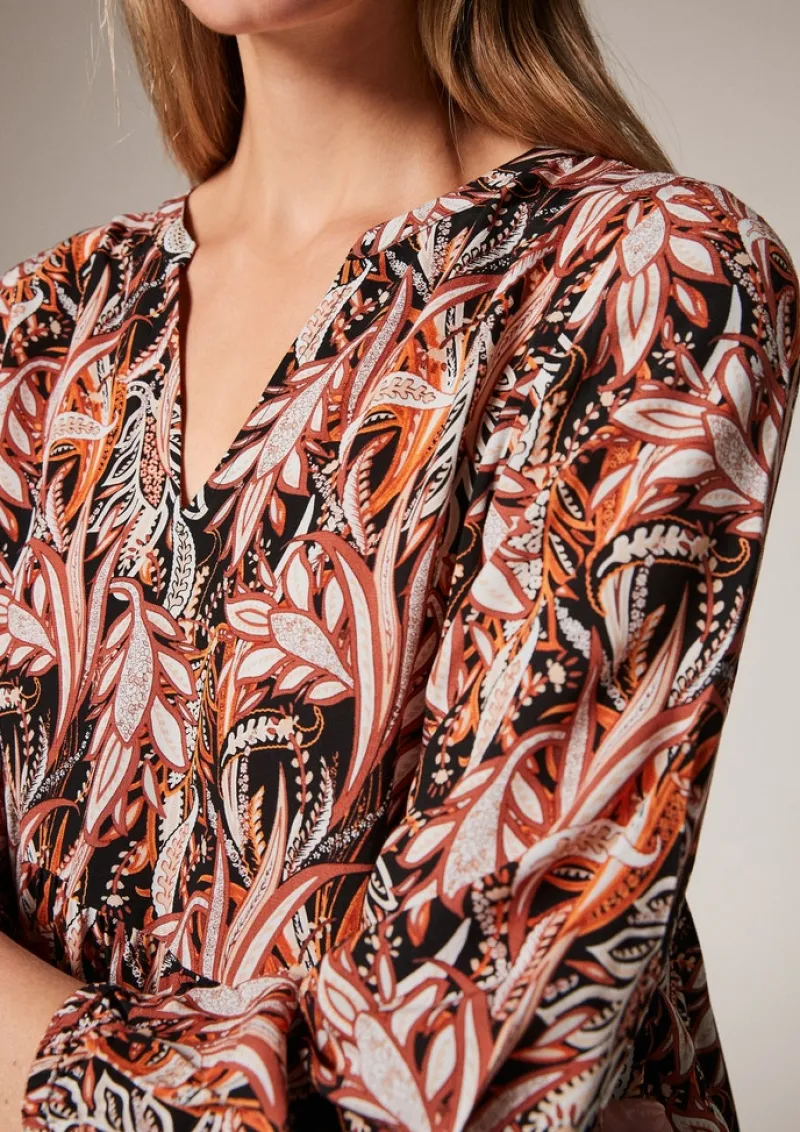 Comma Blusen*Longbluse Schwarz