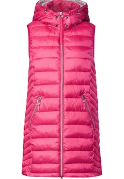 Street One Westen*Longweste mit Kapuze joyful pink