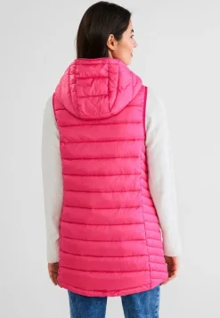 Street One Westen*Longweste mit Kapuze joyful pink