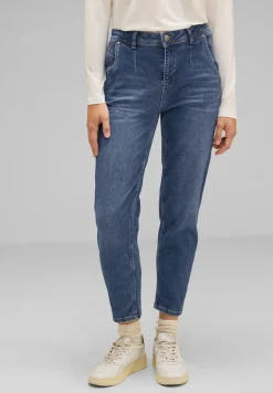Street One Jeans*Loose Fit Ballon Jeans mid blue authentic wash