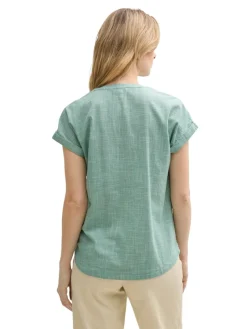 Tom Tailor Blusen*Loose Fit Bluse faded green