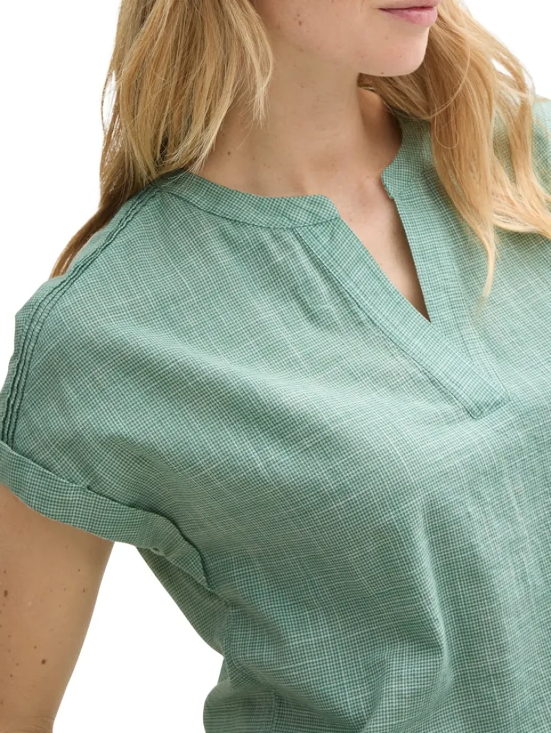 Tom Tailor Blusen*Loose Fit Bluse faded green