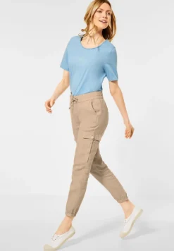 Cecil Hosen*Loose Fit Cargo Hose stone beige