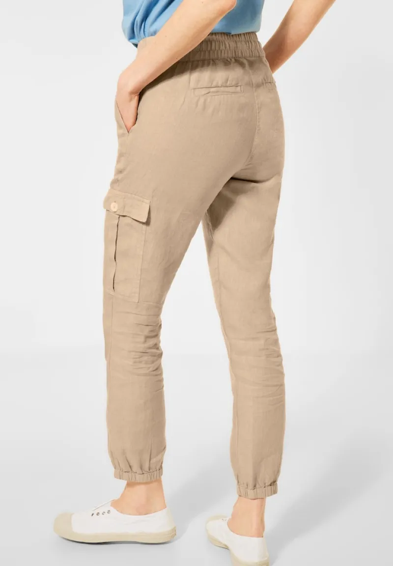 Cecil Hosen*Loose Fit Cargo Hose stone beige