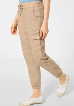 Cecil Hosen*Loose Fit Cargo Hose stone beige