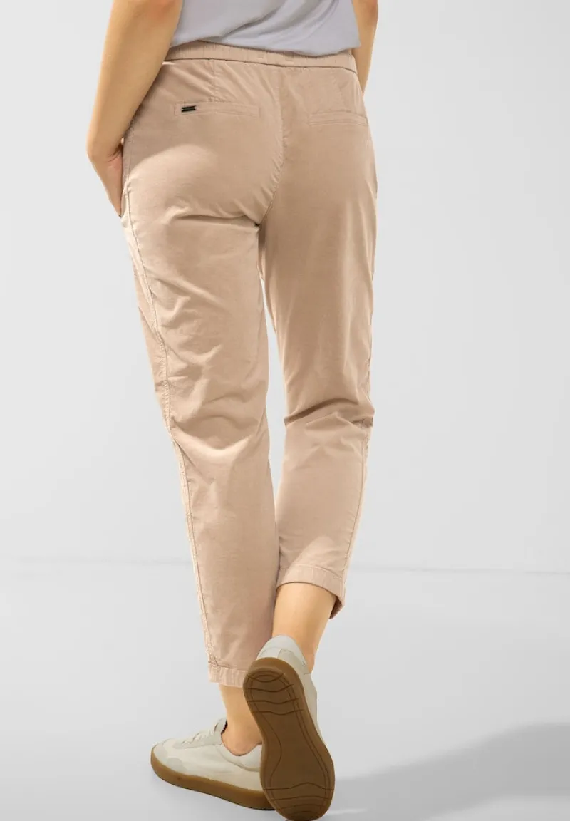Street One Hosen*Loose Fit Cordhose dull bleached sand