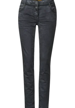 Cecil Hosen*Loose Fit Damenhose dark silver