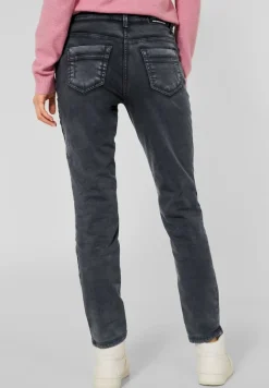 Cecil Hosen*Loose Fit Damenhose dark silver