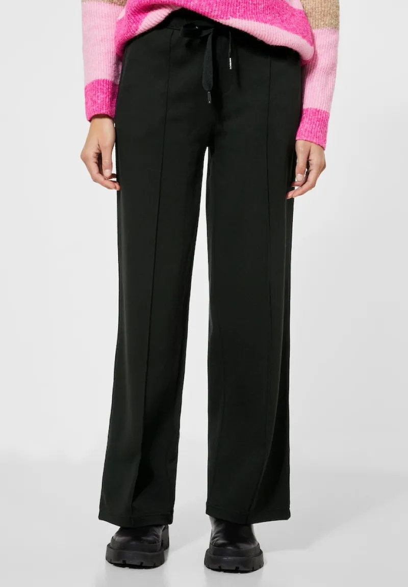 Street One Hosen*Loose Fit Hose Black