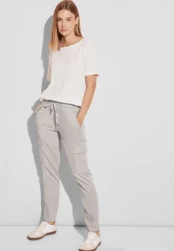 Street One Hosen*Loose Fit Hose clean sand