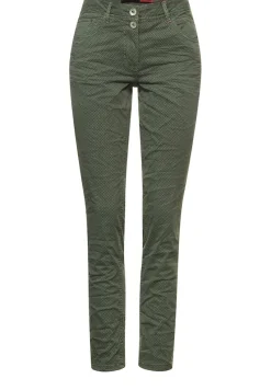 Cecil Hosen*Loose Fit Hose dark salvia green