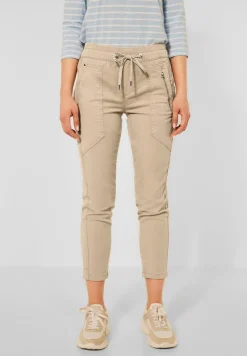 Street One Hosen*Loose Fit Hose in Lyocell light safari sand