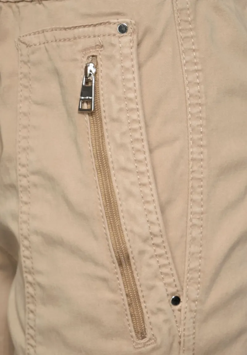Street One Hosen*Loose Fit Hose in Lyocell light safari sand