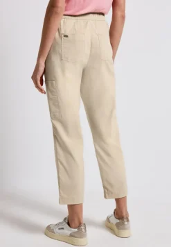 Street One Hosen*Loose Fit Hose mit Taschen coastal beige