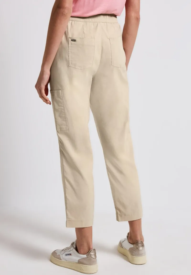 Street One Hosen*Loose Fit Hose mit Taschen coastal beige