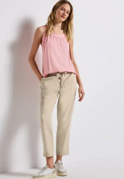 Street One Hosen*Loose Fit Hose mit Taschen coastal beige