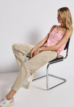 Street One Hosen*Loose Fit Hose mit Taschen coastal beige