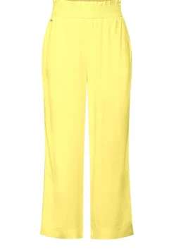 Street One Shorts*Loose Fit Hose mit Wide Legs merry yellow