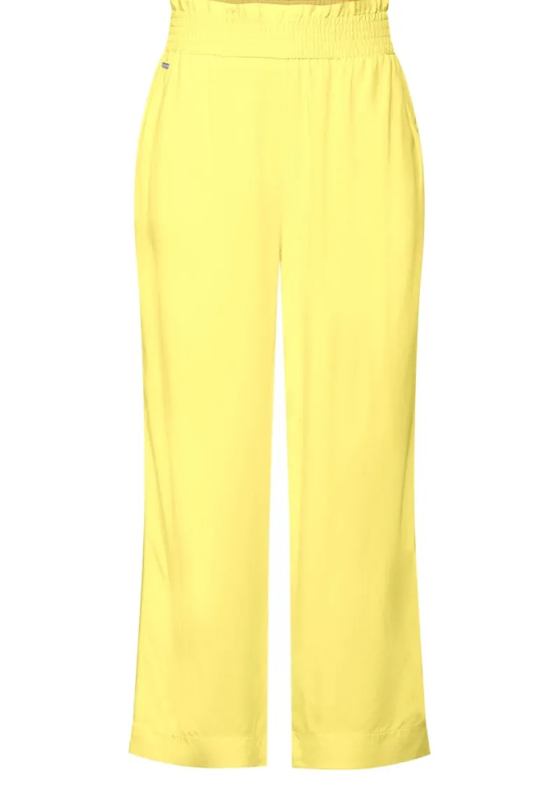 Street One Shorts*Loose Fit Hose mit Wide Legs merry yellow