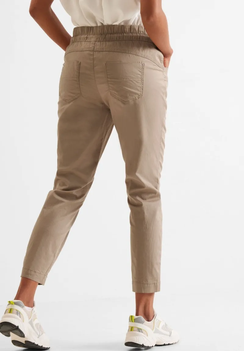 Street One Hosen*Loose Fit Hose smooth sand