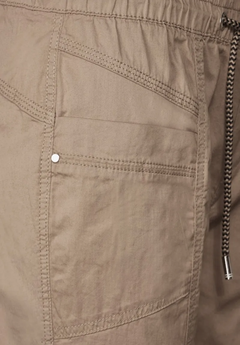 Street One Hosen*Loose Fit Hose smooth sand