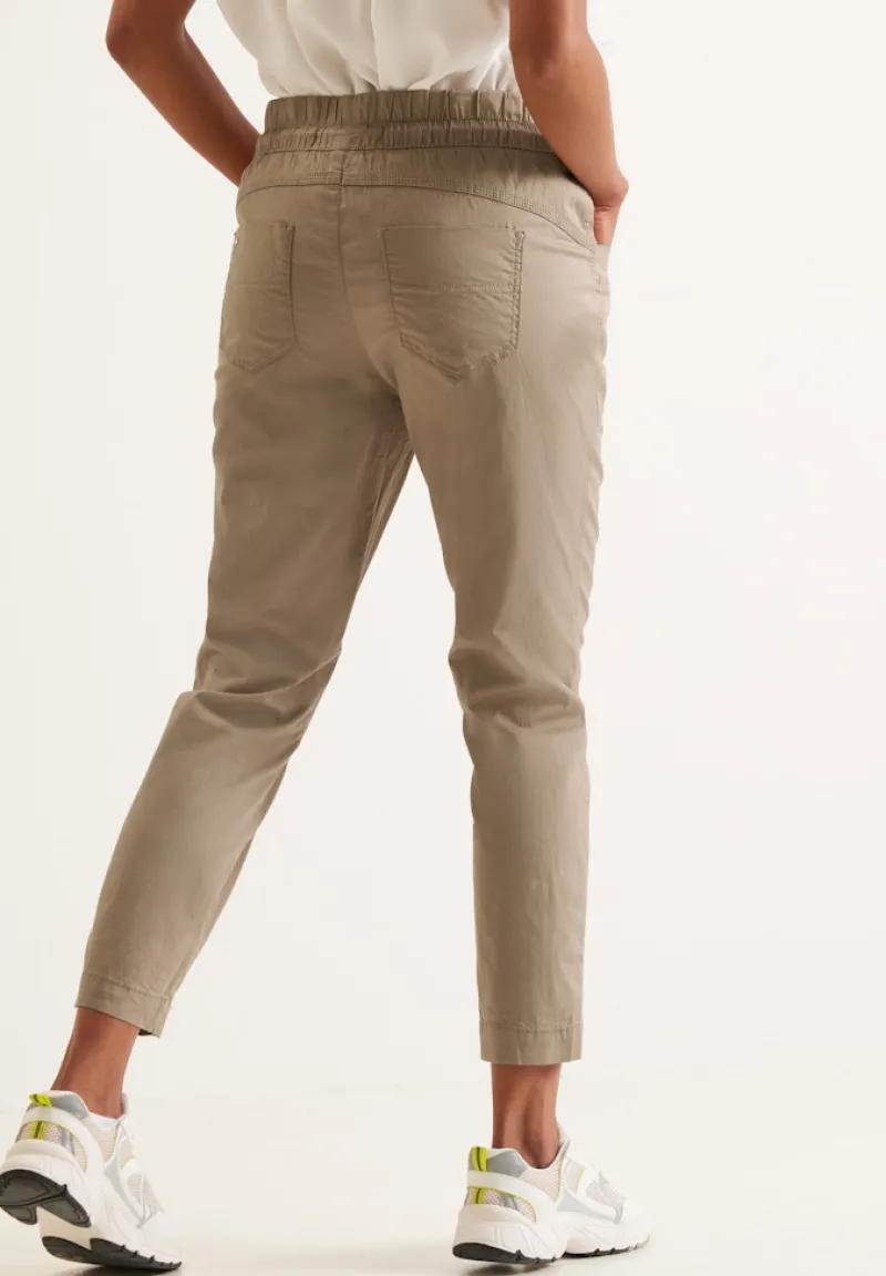 Street One Hosen*Loose Fit Hose smooth sand