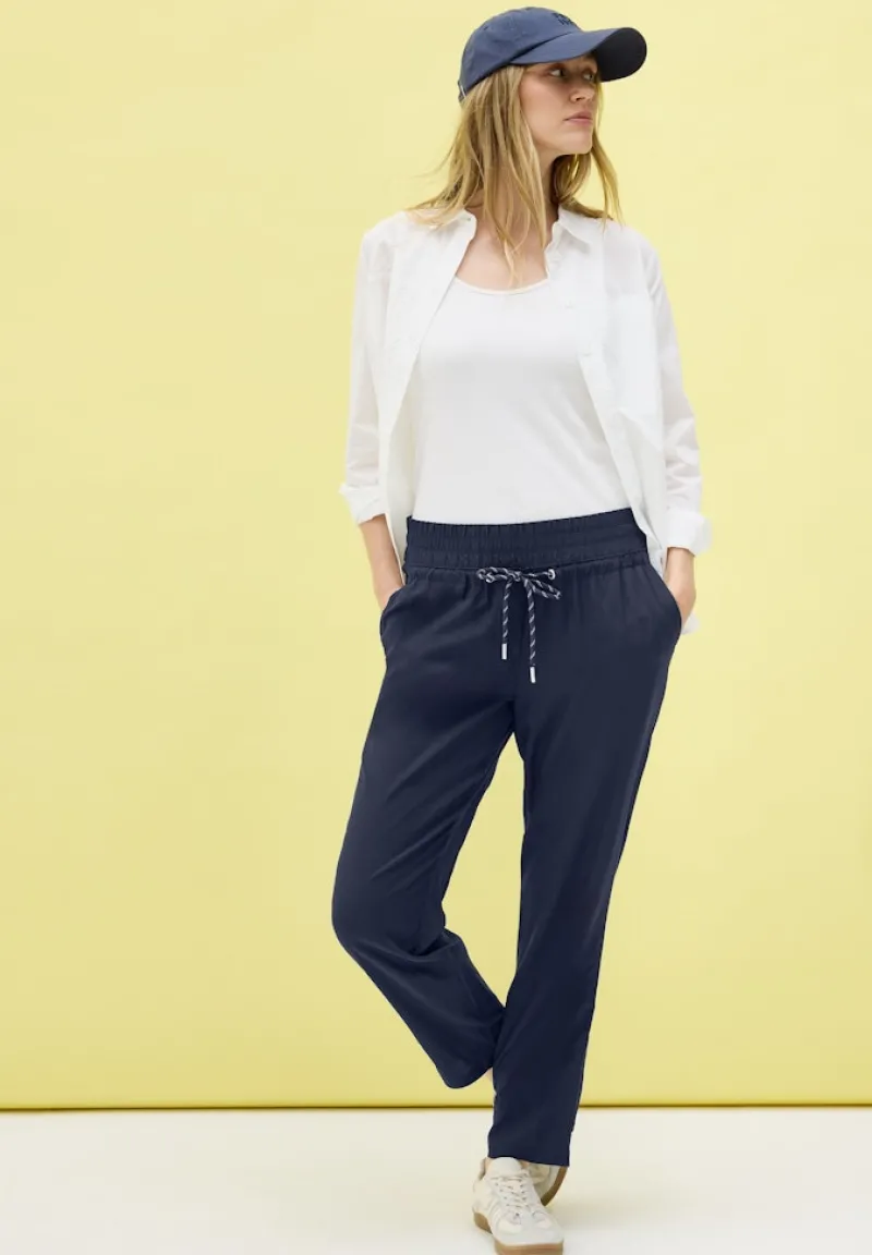 Cecil Hosen*Loose Fit Hose urban navy blue