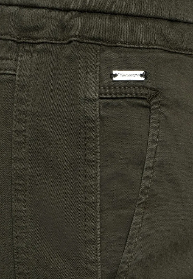 Street One Hosen*Loose Fit im Materialmix bassy olive