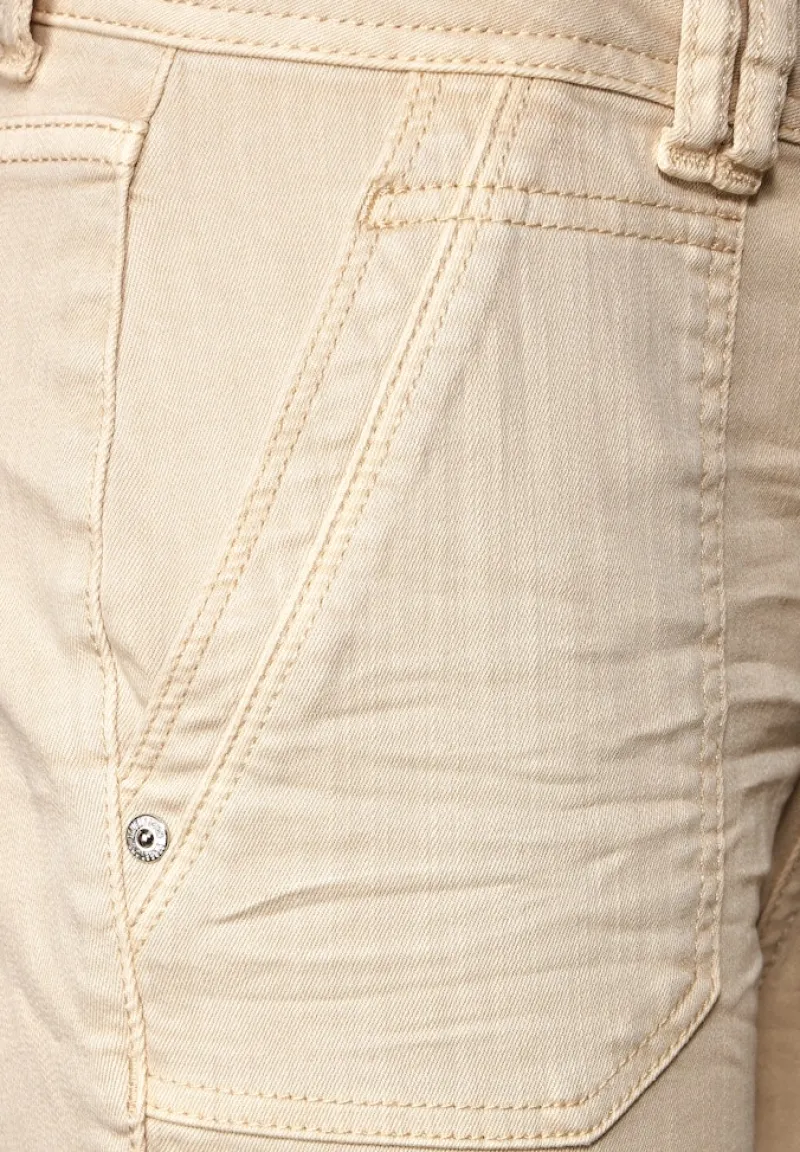 Street One Hosen*Loose Fit Jeans Beige