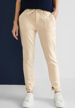 Street One Hosen*Loose Fit Jeans Beige