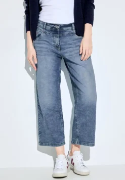 Cecil Shorts*Loose Fit Jeans light blue washed