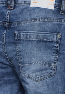 Cecil Shorts*Loose Fit Jeans mid blue wash