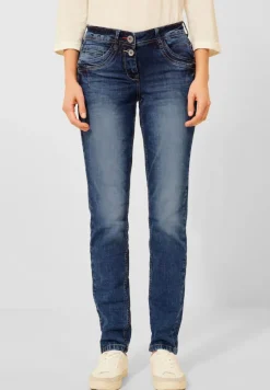 Cecil Jeans*Loose Fit Jeans mid blue used wash