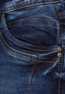 Cecil Jeans*Loose Fit Jeans mid blue used wash