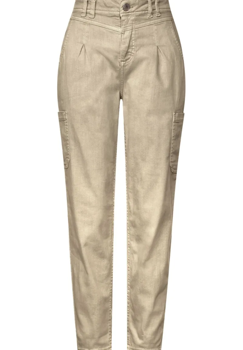 Street One Hosen*Loose Fit Jeans mit Stretch smooth sand washed