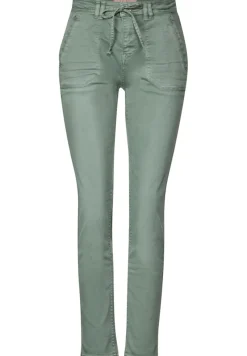 Street One Hosen*Loose Fit Jeans soft olive washed