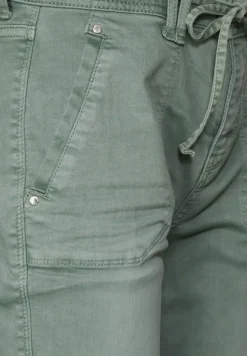 Street One Hosen*Loose Fit Jeans soft olive washed