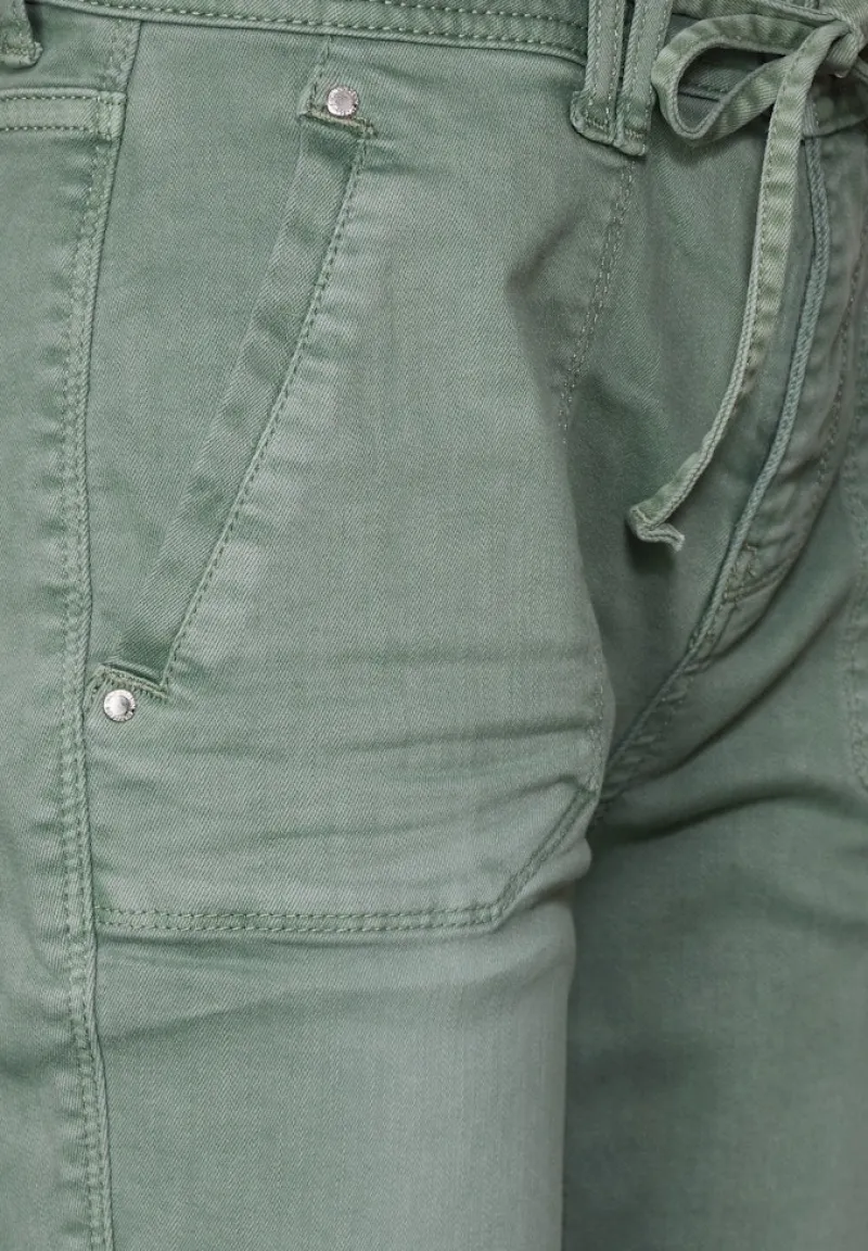 Street One Hosen*Loose Fit Jeans soft olive washed