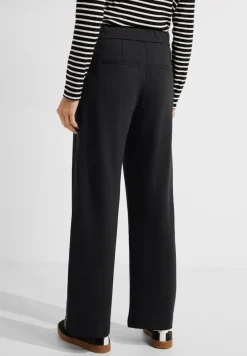 Cecil Hosen*Loose Fit Jerseyhose Black
